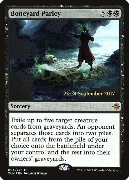 Boneyard Parley, Magic card PXLN 94s — Ixalan Promos set