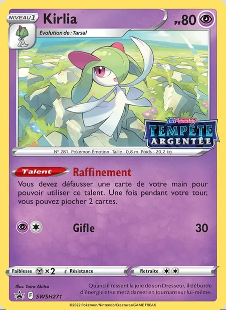 Kirlia, carte Pokémon SWSH 271 — extension Promo SWSH