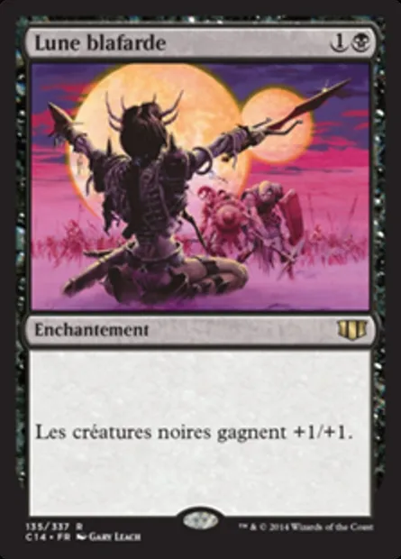 Lune blafarde, carte Magic C14 135 — extension Commander 2014