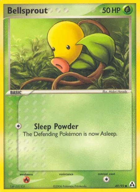 Bellsprout, Pokémon card LM 49 — Legend Maker set