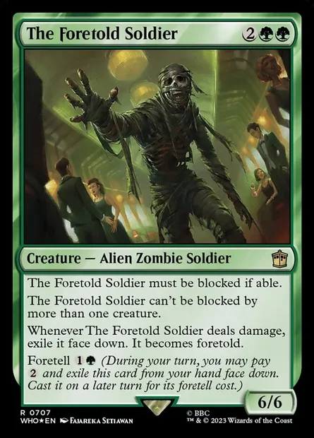 L'Augure, carte Magic WHO 707 — extension Doctor Who