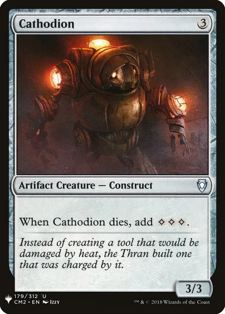 Cathodion, Magic card PLST CM2-179 — The List set
