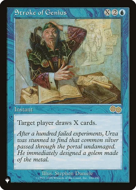 Éclair de génie, carte Magic PLST USG-100 — extension The List