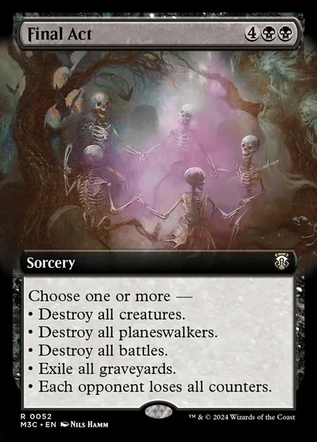 Final Act, Magic card M3C 52 — Modern Horizons 3 Commander set