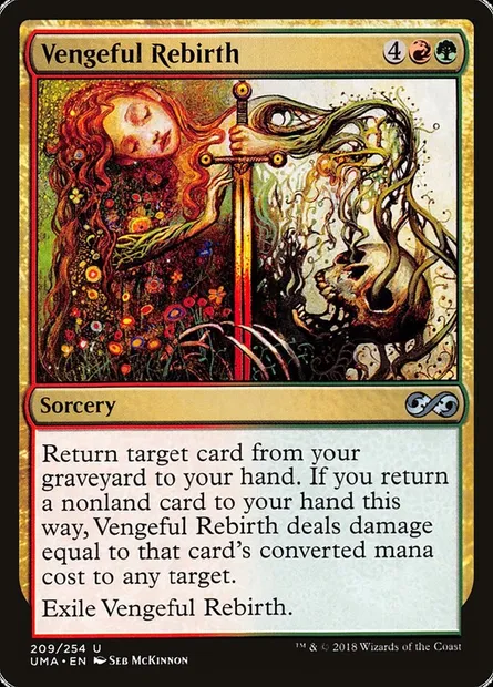 Vengeful Rebirth, Magic card UMA 209 — Ultimate Masters set