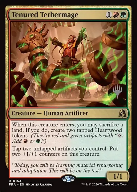 Ancremage titulaire, carte Magic PFRA 154p — extension Reality Fracture Promos