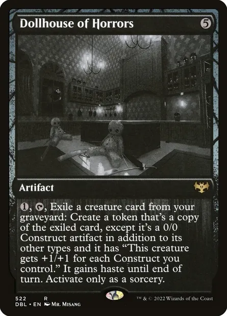 Dollhouse of Horrors, Magic card DBL 522 — Innistrad: Double Feature set