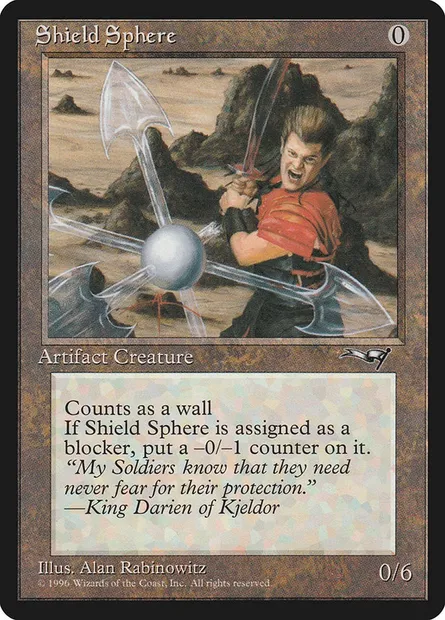 Shield Sphere, Magic card ALL 129 — Alliances set