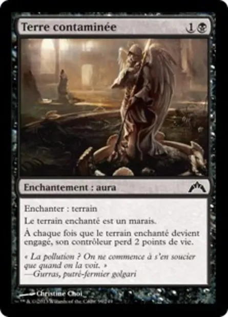Terre contaminée, carte Magic GTC 59 — extension Insurrection