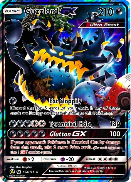 Guzzlord GX, Pokémon card PR 063a — Assorted Promos set