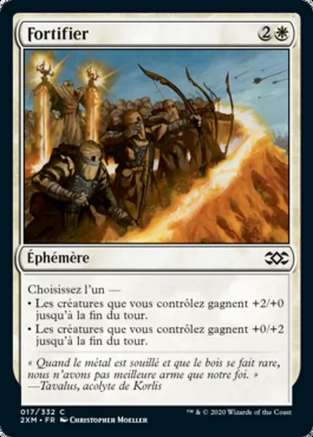 Fortifier, carte Magic 2XM 17 — extension Double Masters