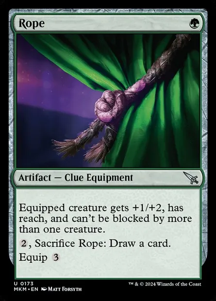 Rope, Magic card MKM 173 — Murders at Karlov Manor set