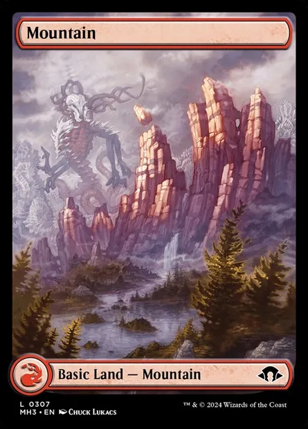 Mountain, Magic card MH3 307 — Modern Horizons 3 set