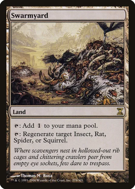 Swarmyard, Magic card TSP 278 — Time Spiral set