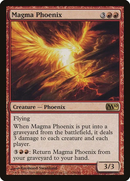 Magma Phoenix, Magic card M10 148 — Magic 2010 set