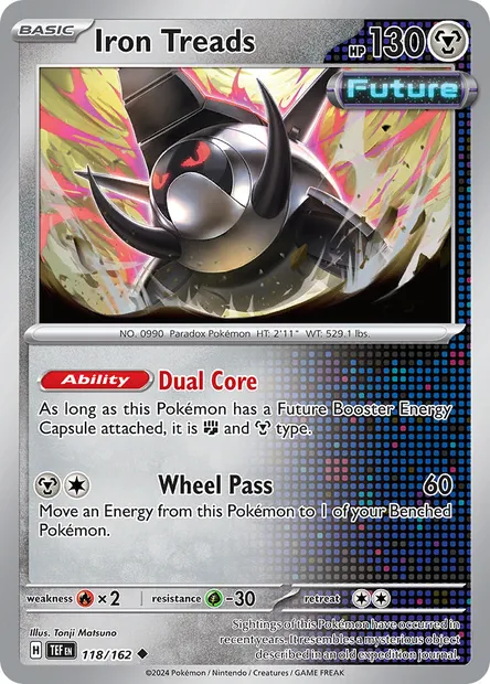 Iron Treads, Pokémon card TEF 118 — Temporal Forces set