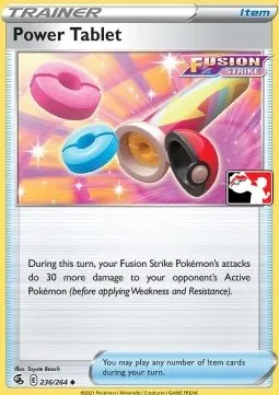 Power Tablet, Pokémon card PPS 236 — Play! Pokémon Prize Pack Series set