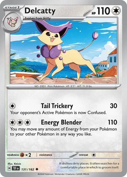 Delcatty, Pokémon card TEF 131 — Temporal Forces set