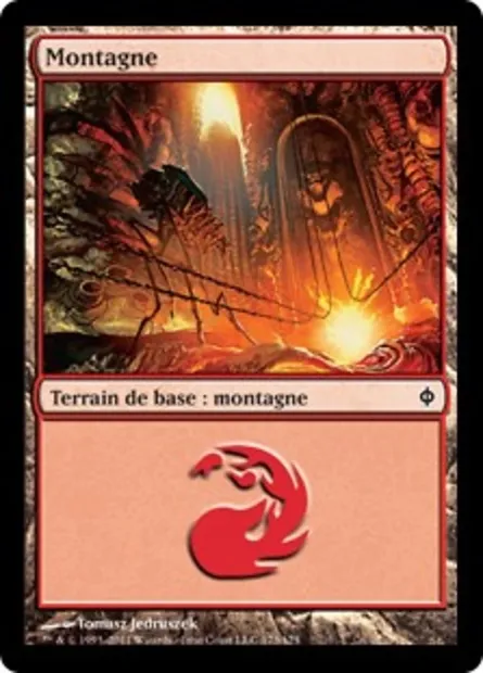 Montagne, carte Magic NPH 173 — extension La Nouvelle Phyrexia