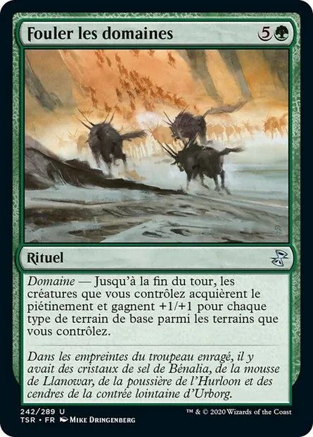 Fouler les domaines, carte Magic TSR 242 — extension Spirale Temporelle Remastered
