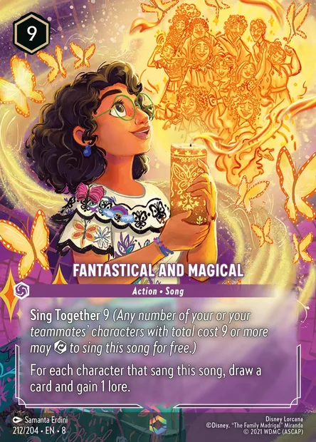 Fantastical and Magical, Disney Lorcana card CH8-212 — The Reign of Jafar set