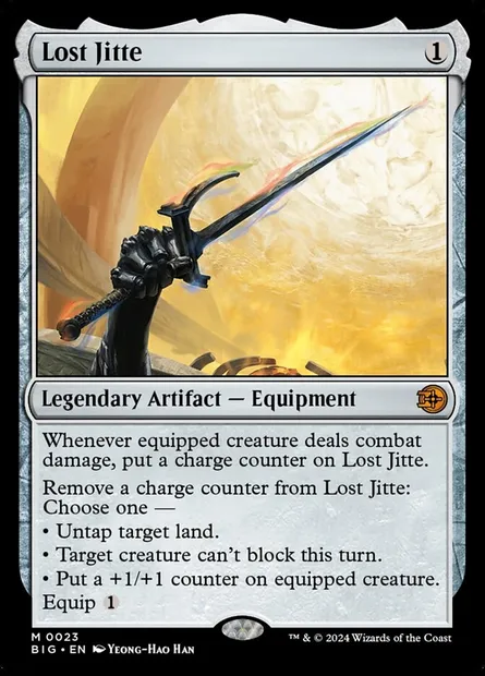 Lost Jitte, Magic card BIG 23 — The Big Score set