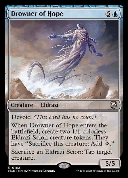 Drowner of Hope, Magic card M3C 182 — Modern Horizons 3 Commander set