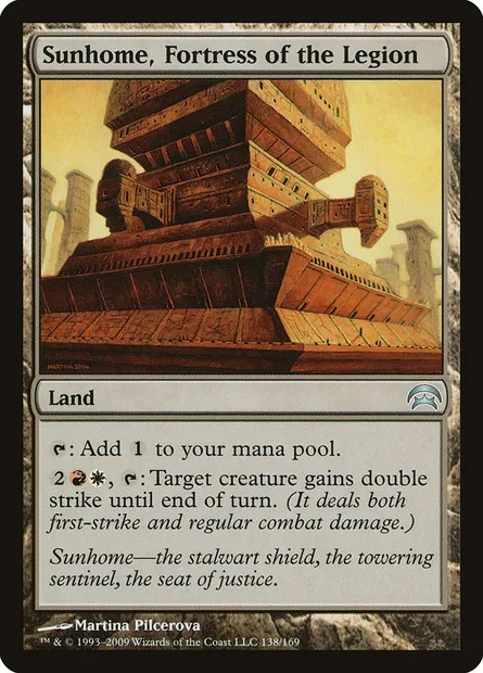Sunhome, Fortress of the Legion, Magic card HOP 138 — Planechase set