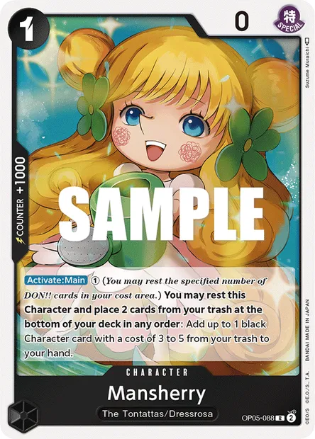 Manshelly, carte One Piece OP05-088 — extension AWAKENING OF THE NEW ERA