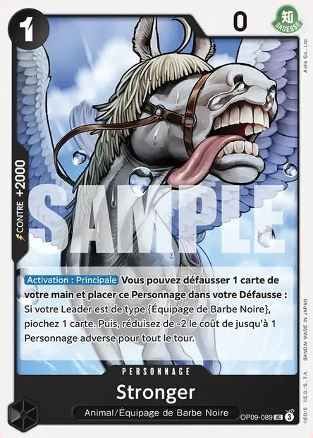 Stronger, carte One Piece OP09-089 — extension LES NOUVEAUX EMPEREURS