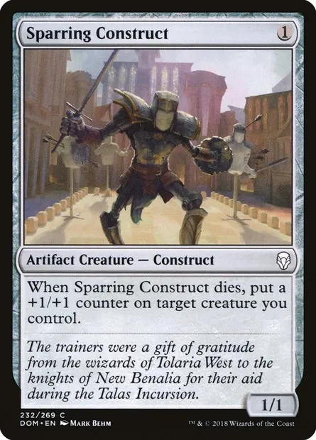 Sparring Construct, Magic card DOM 232 — Dominaria set