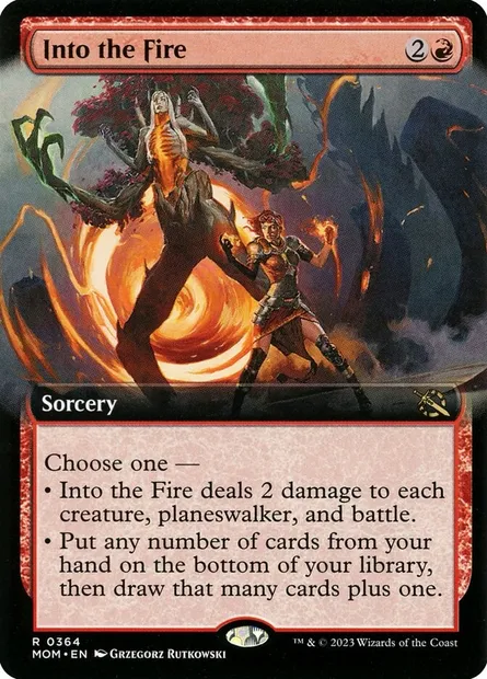 Into the Fire, Magic card MOM 364 — March of the Machine set
