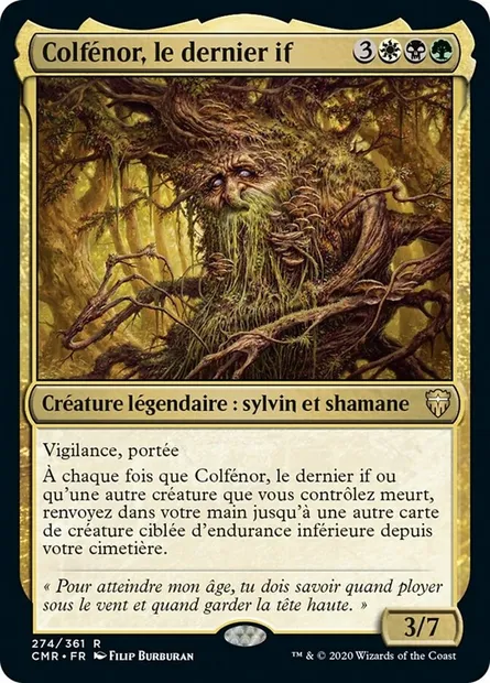 Colfénor, le dernier if, carte Magic CMR 274 — extension Commander Legends