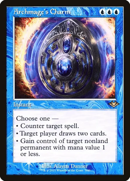 Archmage's Charm, Magic card H1R 7 — Modern Horizons 1 Timeshifts set
