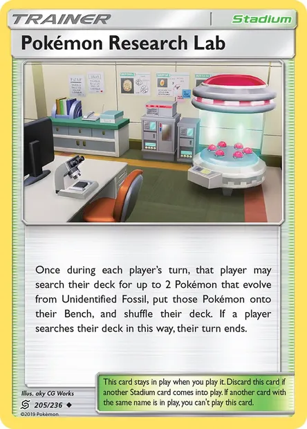 Pokémon Research Lab, Pokémon card UNM 205 — Unified Minds set