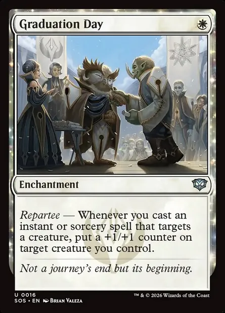 Graduation Day, Magic card SOS 16 — Secrets of Strixhaven set