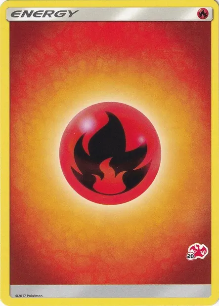 Énergie Feu, carte Pokémon BA20 20c — extension Battle Academy 2020
