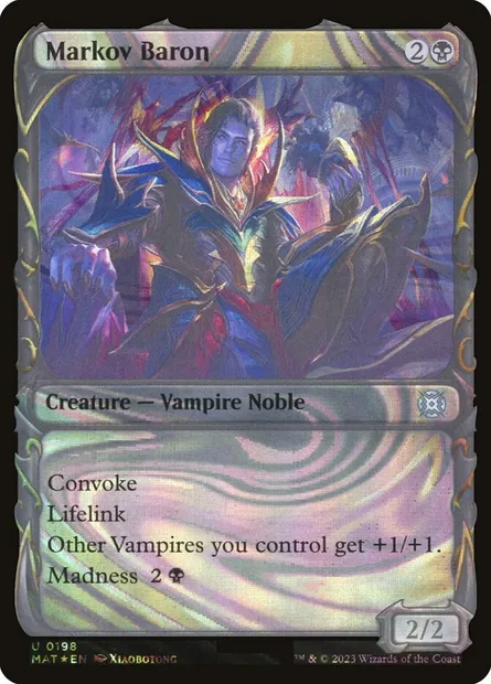 Markov Baron, Magic card MAT 198 — March of the Machine: The Aftermath set