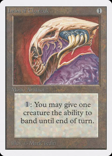 Helm of Chatzuk, Magic card 2ED 247 — Unlimited Edition set