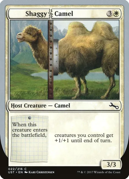 Shaggy Camel, carte Magic UST 22 — extension Unstable