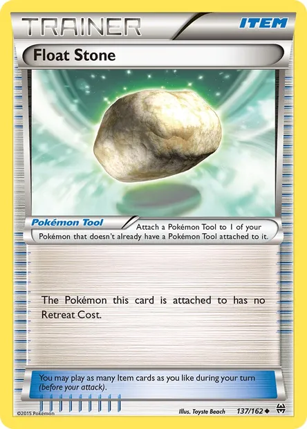 Float Stone, Pokémon card BKT 137 — BREAKthrough set