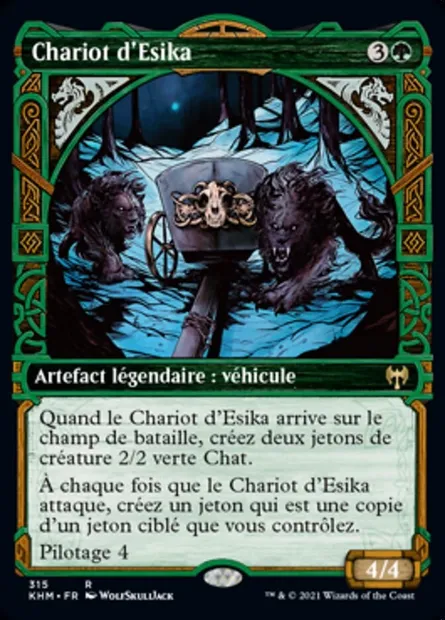 Chariot d'Esika, carte Magic KHM 315 — extension Kaldheim