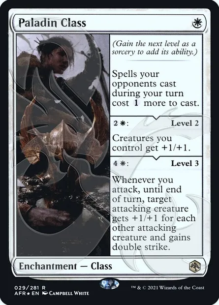 Paladin Class, Magic card PAFR 29a — Adventures in the Forgotten Realms Promos set