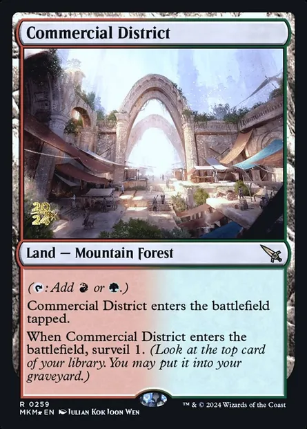 Commercial District, Magic card PMKM 259s — Murders at Karlov Manor Promos set