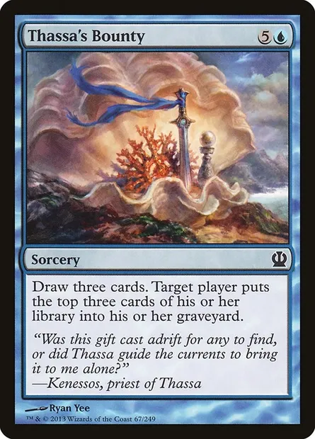 Thassa's Bounty, Magic card THS 67 — Theros set