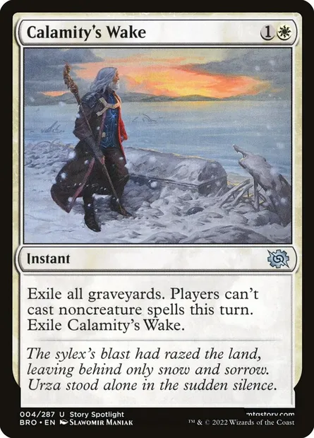 Calamity's Wake, Magic card BRO 4 — The Brothers' War set