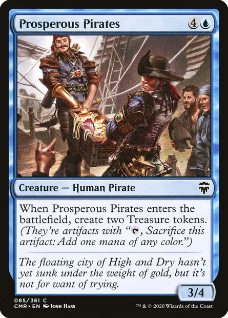 Prosperous Pirates, Magic card CMR 85 — Commander Legends set