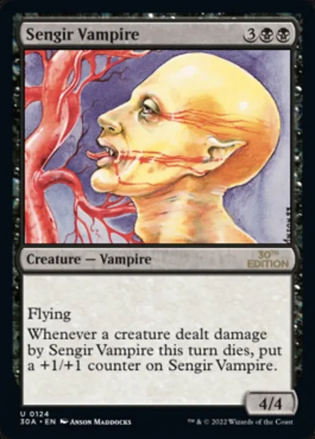 Vampire sengien, carte Magic 30A 124 — extension 30th Anniversary Edition