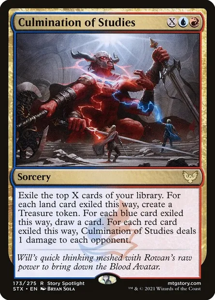 Culmination of Studies, Magic card STX 173 — Strixhaven: School of Mages set
