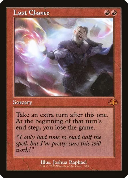 Last Chance, Magic card DMR 325 — Dominaria Remastered set